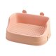 thumbnail image 2 of Caja de arena para ropa de cama de mascotas pequeñas, bandeja de jaula de mascotas, rectángulo rectangular, accesorio de jaula interior de rosa, 2 of 10