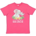 thumbnail image 3 of Inktastic I'll Never Forget That My Nana Loves Me with Cute Elephants Youth T-Shirt, 3 of 5