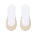 thumbnail image 2 of Kiskick 1 Pair Breathable Non-slip Half Boat Socks Low Cut Thin Elastic Cool Transparent Suspenders Half Invisible Socks Shoes Accessories for Stylish Comfort, 2 of 8
