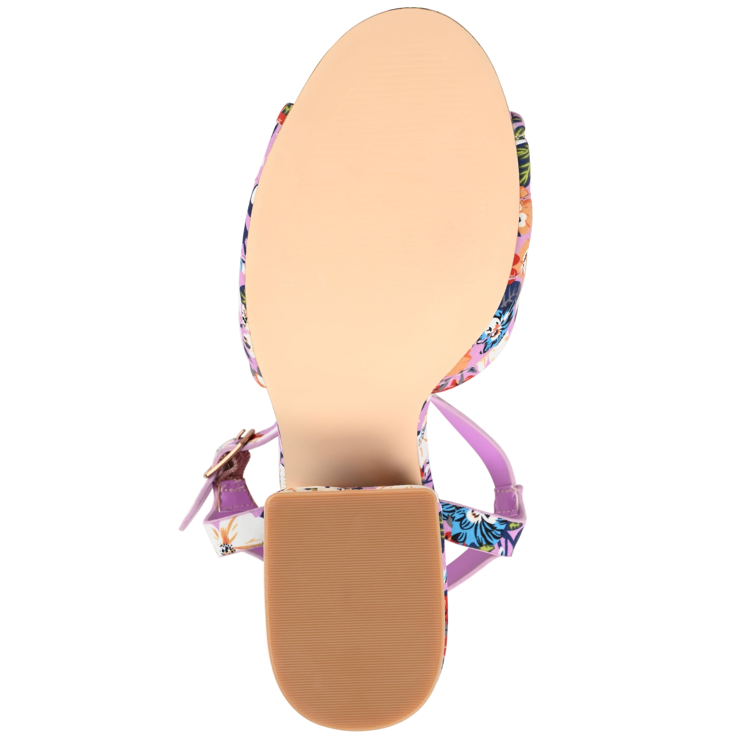 Journee Womens Charmaine Layered Block Heel Sandals