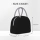 thumbnail image 2 of Disketp Black Bolsa Térmica para Almuerzo, Lonchera con Abertura Amplia y Gran Capacidad, Organizador Reutilizable para Mujeres, Hombres y Adultos, 2 of 6