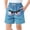 Sky Blue, variant on Eltusu Boys Board Shorts, Elastic Waistband Summer Funny Loose Fit Swim Trunks with Pockets Sky Blue Size 8T
