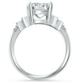 thumbnail image 2 of Pompeii Certified 2.15Ct - 6.15Ct Emerald Cut Lab Grown Diamond Engagement 14k Gold Ring, 2 of 6