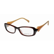NEW KOALI 7006S WOMENS/LADIES DESIGNER FULL-RIM BROWN / BEIGE FRAME DEMO LENSES 49-16-135 EYEGLASSES/SPECTACLES
