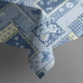 thumbnail image 5 of Pioneer Flower Floral Print Pattern Square Tablecloth, Waterproof Wipeable Spillproof Washable Table Cover for Home Kitchen Party Decor, 42"x42", 5 of 6