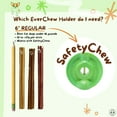 thumbnail image 2 of Pre-Drilled Bully Sticks for SafetyChew Holder Small Dogs - 5 Pack Regular 6" Low-Odor Grass-Fed Refills | Prevents Choking Under 16 lbs | USA, 2 of 9