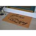 thumbnail image 4 of Imports Decor Inc Rectangular Skid Free Coir Doormat with Gone Fishing Design 30" x 18", 4 of 4