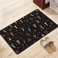 thumbnail image 3 of DouZhe Magical Mushrooms Ladybugs Rugs Doormat, Non-Slip Machine Washable Carpets Floor Door Mat , 36" x 24", 3 of 6