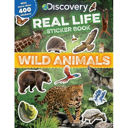 Discovery Real Life Sticker Book: Wild Animals