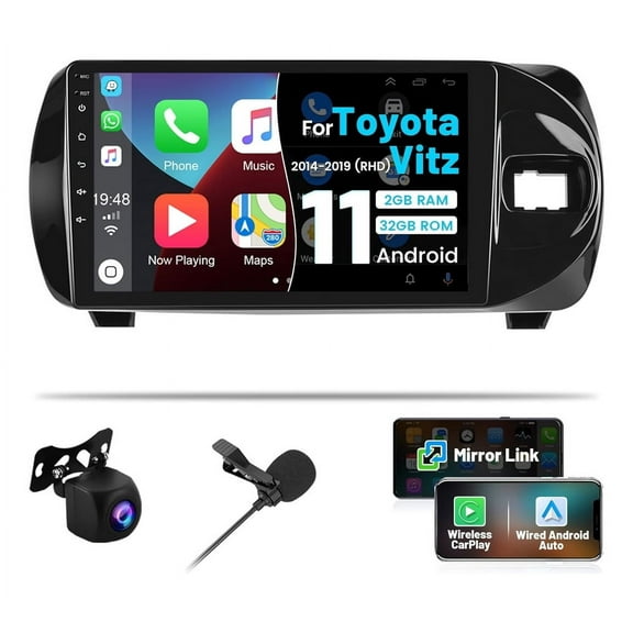 Stereo Toyota Yaris Vitz 2014-2019 Android Carplay 2G 32G