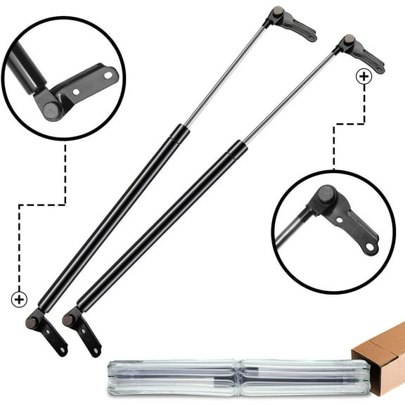 A-Premium Tailgate Rear Hatch Lift Supports Shock Struts Replacement for Toyota Previa 1991-1997 with Rear Wiper 2-PC Set