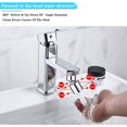 thumbnail image 3 of Dual-Function Faucet Aerator, Universal Fit For Sink Faucets, Polished Chrome Finish Ensures Durability And Elegance In Your Kitchen And Bathroom, 3 of 5