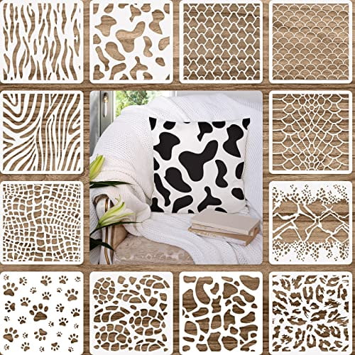Animal Print Stencil Animal Print Stencil