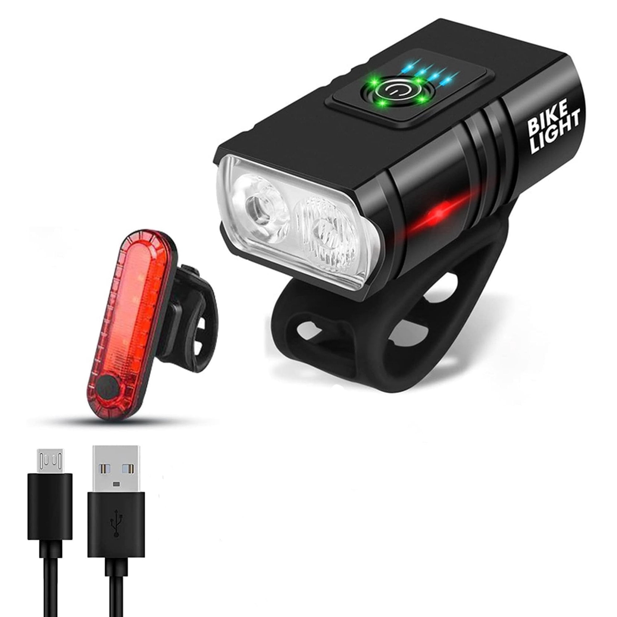 Cyclist's Best Friend: Multi-Function Bike Lights, Waterproof With USB ...