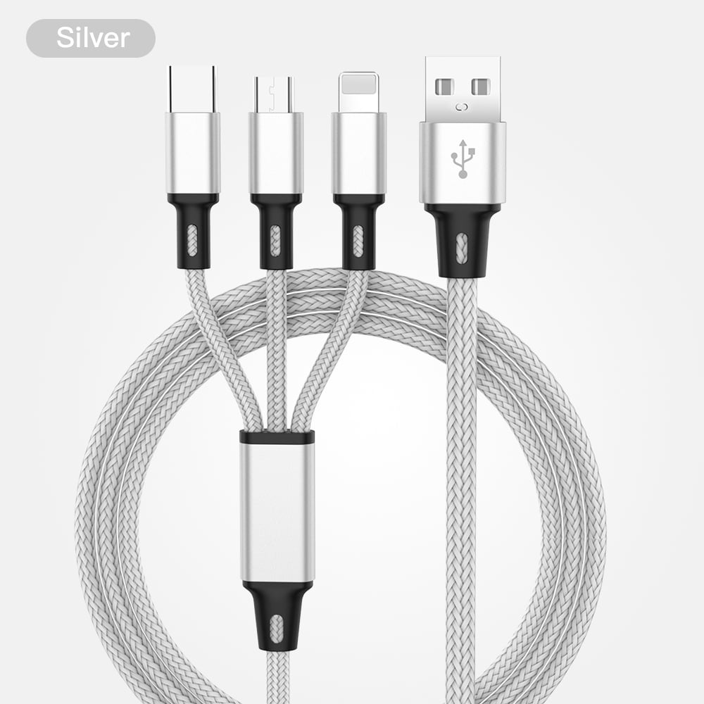 for Mobile Phones and Tablets Happy Halloween Cheers Universal 3 in 1 Multi-Purpose USB Cable Charging Cable Adapter Micro USB Port Connector