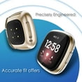 thumbnail image 5 of 8 Pack Screen Protector Case for Fitbit Sense / Versa 3, Soft TPU Plated Full Protective Bumper Cover, 5 of 8