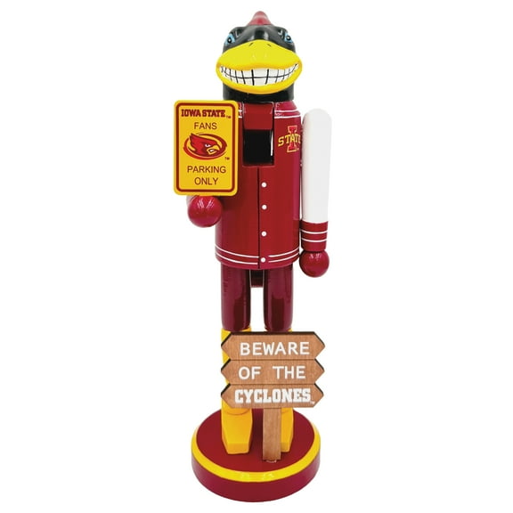 Iowa State Cyclones 12" Beware Nutcracker