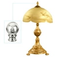 thumbnail image 5 of Uxcell 1.5" Tall Aluminum Lamp Finials Cap Knob, Lamp Screw Holder Tapped 1/4 27, Nickel Color, 5 of 5
