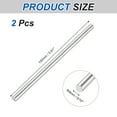 thumbnail image 2 of 2pcs 316 Stainless Steel Round Rod Bar, 8x150mm Silver Solid Shaft Rods, 2 of 6