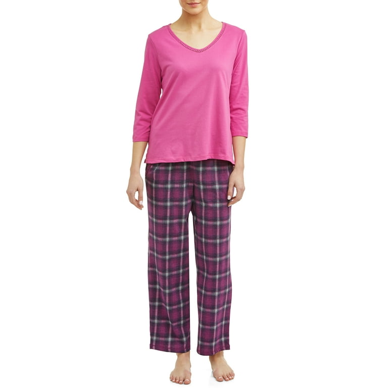 Karen Neuburger 3/4 Sleeve Pullover Top Pajama Pj with Night Sweat