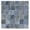 Blue, variant on The Tile Project 12x12 Oxyx Noir White Mosaic Porcelain Tile (12"x12" Mosaic-per piece)