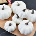 thumbnail image 3 of ITFABS 7Pcs Halloween Simulation Pumpkin, Model Craft Fall Decoration, 3 of 6
