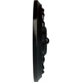 thumbnail image 4 of Ekena Millwork 12 1/4"OD x 2 1/4"P Flower Spiral Ceiling Medallion (Fits Canopies up to 2"), Hand-Painted Black Pearl, 4 of 8