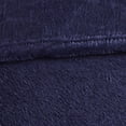thumbnail image 4 of Home Essence Oversized Plush Microlight Bed Blanket, Full/ Queen, Navy, 4 of 6