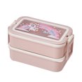 thumbnail image 1 of BeesClover Lunch Box Children Food Containers with 2 Layers, School Students Daycare Lunches/ Snack Container for Kids, 1 of 8