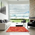 thumbnail image 7 of Ahgly Company Machine Washable Indoor Rectangle Transitional Neon Orange Area Rugs, 2' x 5', 7 of 7
