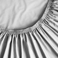 thumbnail image 5 of Hotel Style 4-Piece 600 Thread Count Grey Egyptian Cotton Adult Bed Sheet Set, Queen - Deep Pocket, 5 of 5