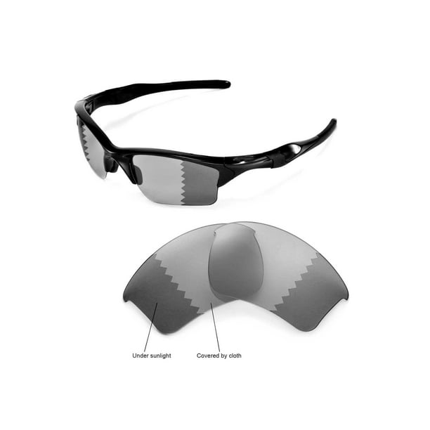Walleva Transition/Photochromic Polarized Replacement Lenses for Oakley  Half Jacket  XL Sunglasses 