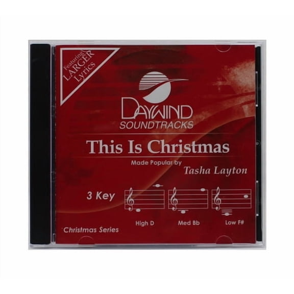This Is Christmas Made Popular by Tasha Layton NEW CD Accompaniment