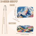 thumbnail image 4 of FORMRS Women Crossbody Purse with Chain Strap Vegan Leather Shoulder Handbag, Abstract Snow Mountain, 4 of 7