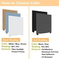 thumbnail image 4 of Window Blinds Cordless No Drill Cut to Size Clip On Stick On Self Adhesive Temporary Blinds Pleated Paper Blinds for Windows Doors Shades for Home Nursery Bedroom Kitchen Bathroom, 4 of 5