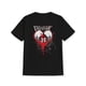 thumbnail image 1 of haochu Halloween T-Shirt - Men's Bullet For My Valentine Graphic T-Shirt | Black Short Sleeve Crew Neck Tee With Bold Red Heart &Amp; Skull Design, Casual Summer Rock Music Shirt, Band Merchandise, 1 of 6