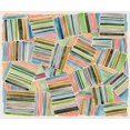 thumbnail image 2 of Galapon, Nikki 23x20 White Modern Wood Framed Museum Art Print Titled - Quilted Pattern I, 2 of 4