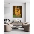 thumbnail image 3 of DECORARTS - The Kiss by Gustav Klimt Art Reproduction. Giclee Prints Acid Free Cotton Canvas Wall Art for Home Decor W 32" x H 40", 3 of 6