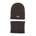 thumbnail image 1 of Winter Hat & Neck Warmer Set, Polyester Fiber, Fleece-Lined, High Elasticity, Warm & Fashionable, 1 of 7