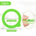 thumbnail image 4 of Cateissary 12 pack/lote fácil instalación y reemplazo junta de silicona a prueba de fugas sellos herméticos para tapa de tarro Cocina y Comedor verde 97mm*70mm*2mm, 4 of 6