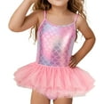 thumbnail image 2 of Girls Swimsuit, Pink Mermaid Toddler Girls Bathing Suit One Piece Swimsuit,UPF 50+ Quick Dry Stretchy Swimsuit, 2 of 3