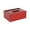 Red, variant on Dadiaei PU Leather Square Tissue Box Cover,Multifunctional Tissue Box Remote Control Storage Box,Tissue Box with Storage,Tissue Box Decorative Desk Organizer for Home Office,9.45x6.69x3.74 In