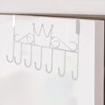 thumbnail image 5 of Qholemyo No Punch Back Door Coat Hooks Thick Mounted Shelves No Nails Behind The Door Hooks To Hang Clothes Thickened And Thicker Hangers Wall Mounted Coat Rack Coat Rack Wall Mount, 5 of 6