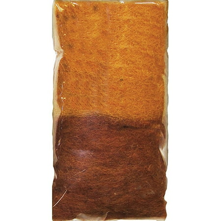 Dimensions Feltworks Roving, Caramel Pecan