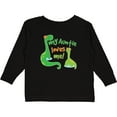 thumbnail image 3 of Inktastic My Auntie Loves Me Dinosaur Boys Long Sleeve Toddler T-Shirt, 3 of 5