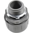 thumbnail image 2 of HQRP 3/4-Inch Nonmetallic Plastic Liquid Tight Connector 180 Degree Straight Electrical Conduit Connector Fitting, 2 of 7