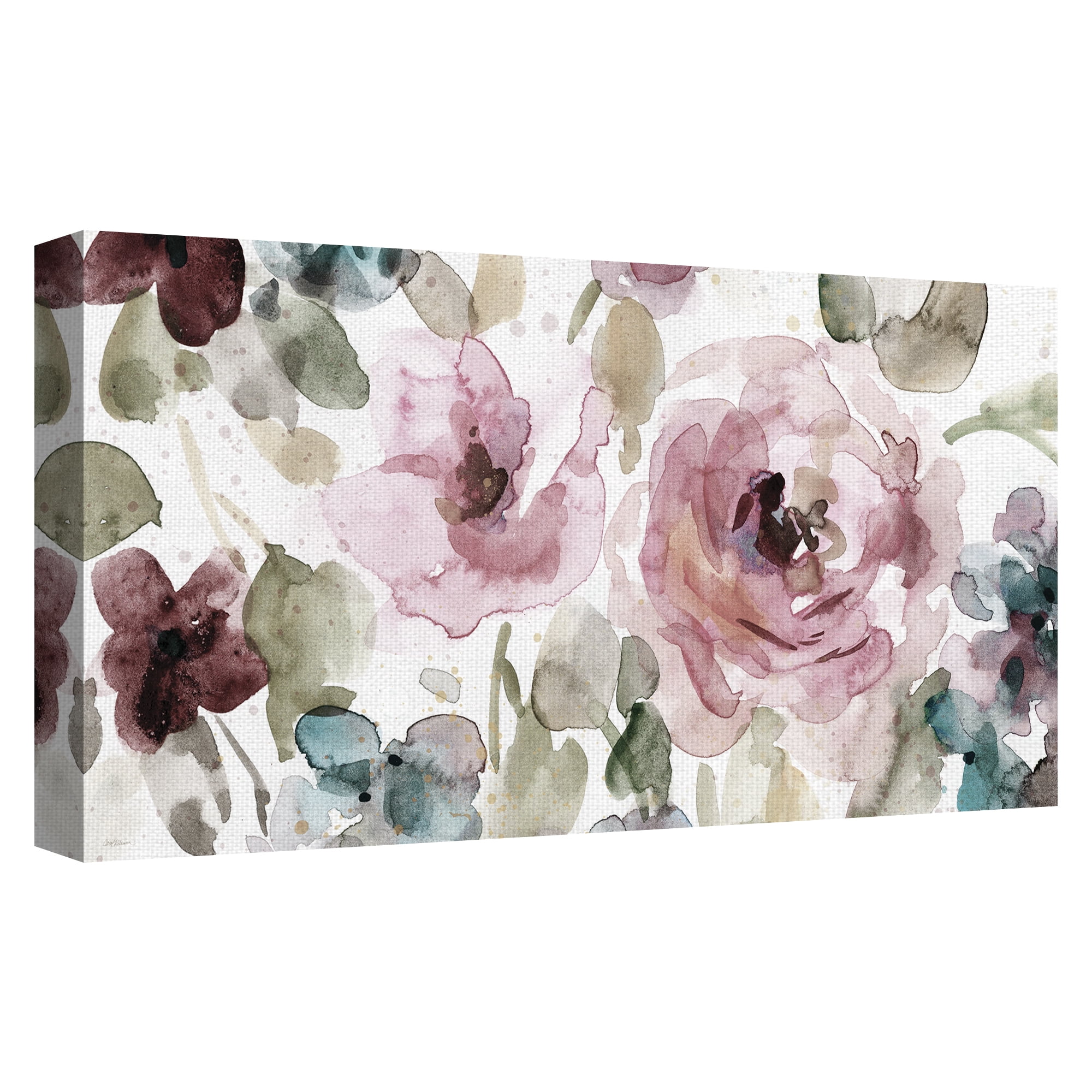 Masterpiece Art Gallery Garden Palette I Soft Flowers By Carol Robinson Canvas Art Print 17" x 34"