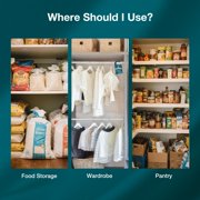 Moth Trap 10-Pack, Slowly Releases Enhanced 2X Pheromones, Lures, Trap & Kill Pantry & Clothes Moths, Food, Wardrobe & Dresser Moth Treatment & Prevention, Odorless, Safe & Eco-Friendly