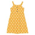 thumbnail image 5 of LOVZFMLL Robe d'Été Décontractée Sans Manches à Col Rond avec Boutons et Poches pour Filles de 2 à 12 Ans, 5 of 5