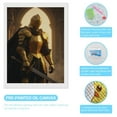 thumbnail image 3 of Diamond Art Kits for Adults, Golden Armored Figure Noble Stance 5D Diamond Painting Kits for Adults Beginners, DIY Full Drill Diamond Painting, Gem Art and Crafts 12x16, 3 of 7